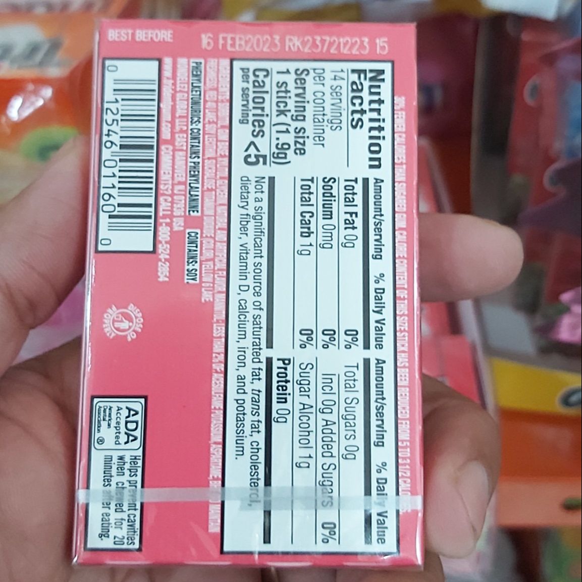 [Vĩ 14 tép] Kẹo singum Trident nhập khẩu Mỹ - Date tháng 3/2023