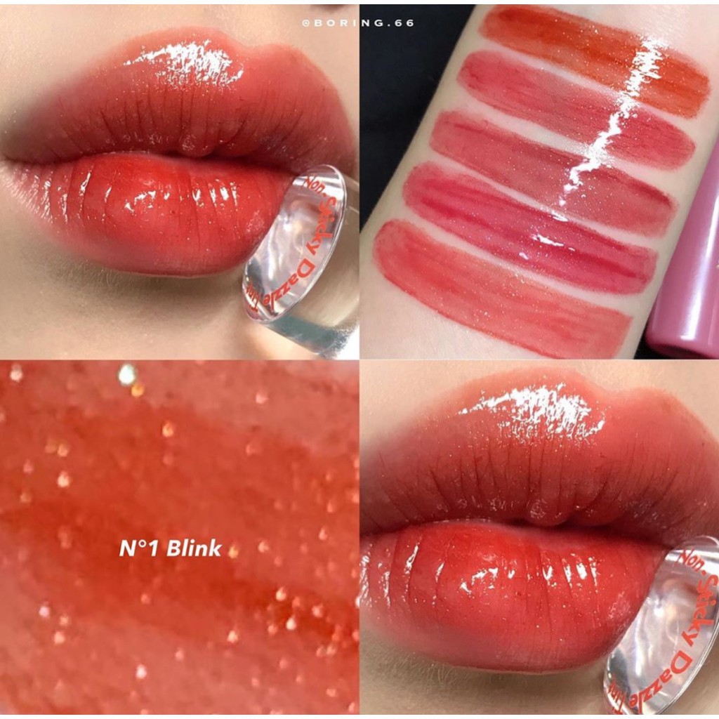 [HOÀN TIỀN 15%]Son Tint Lì Lấp Lánh UNLEASHIA NONSTICKY DAZZLE TINT
