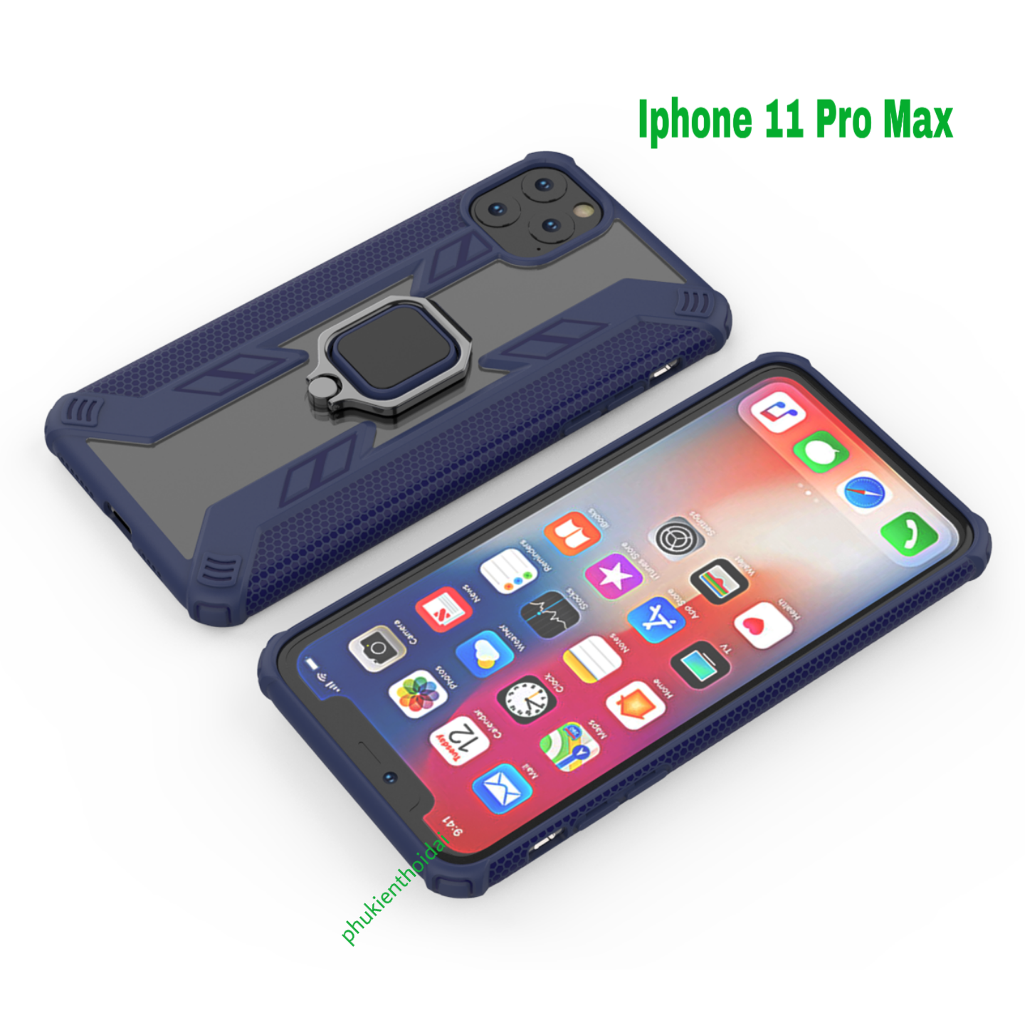 Ốp lưng Iphone 11 Pro Max chống sốc Siêu nhân Iring chống va đập trên 2 mét siêu bền