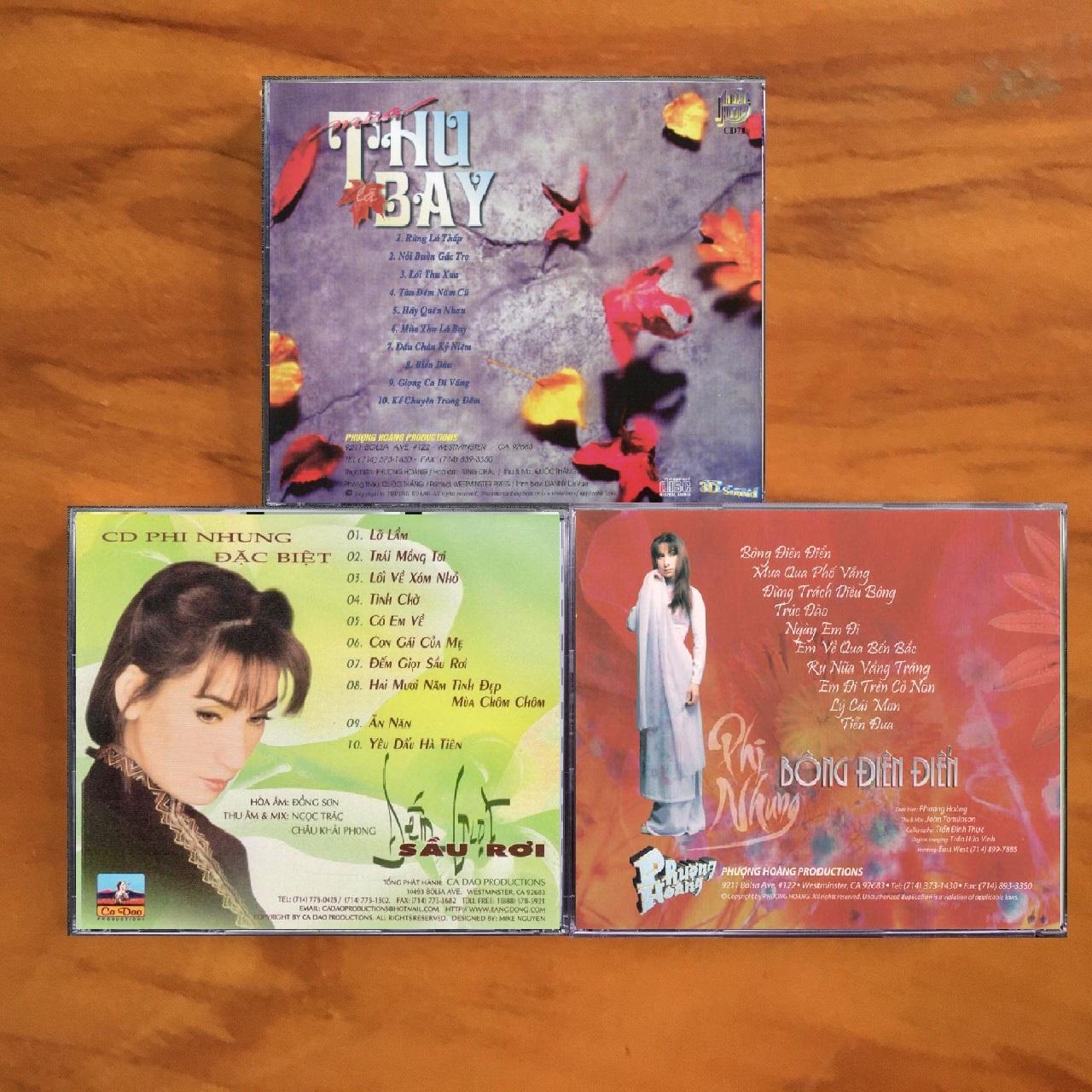 [MDCD] Bộ 3 Đĩa CD Phi Nhung tuyển chọn