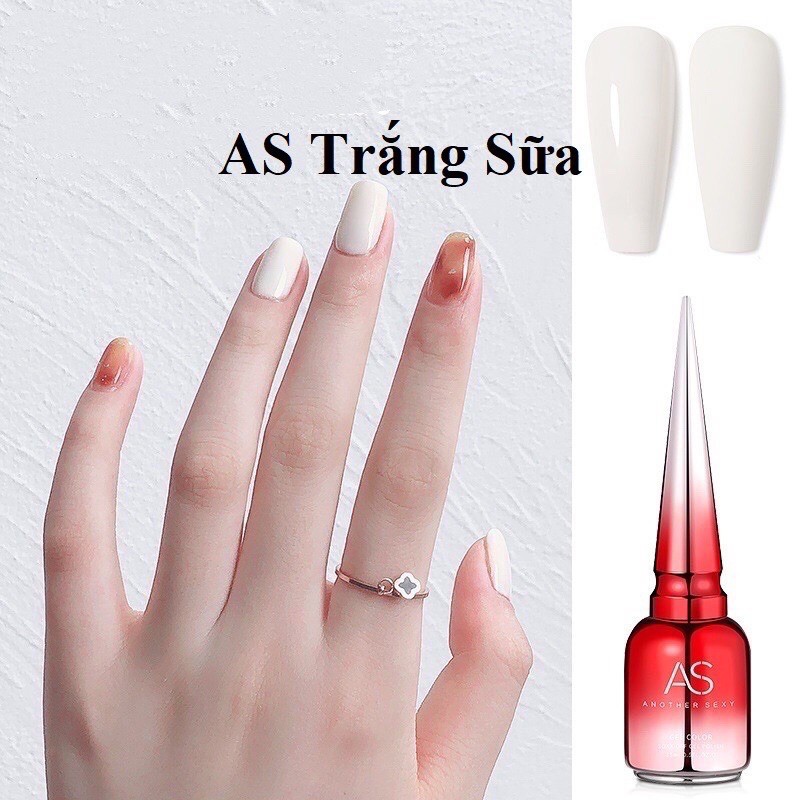 Sơn gel AS trắng sữa