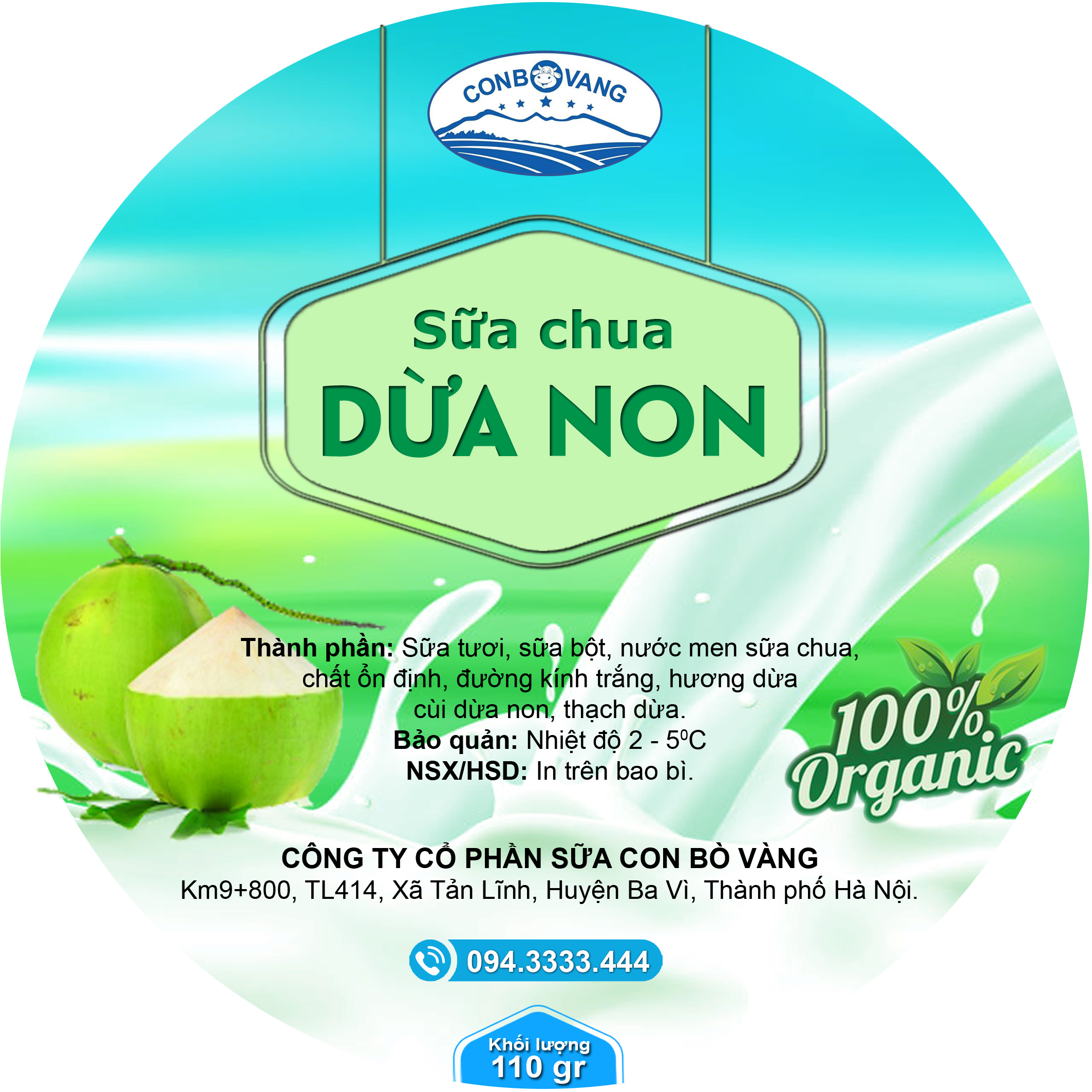 SỮA CHUA DỪA NON
