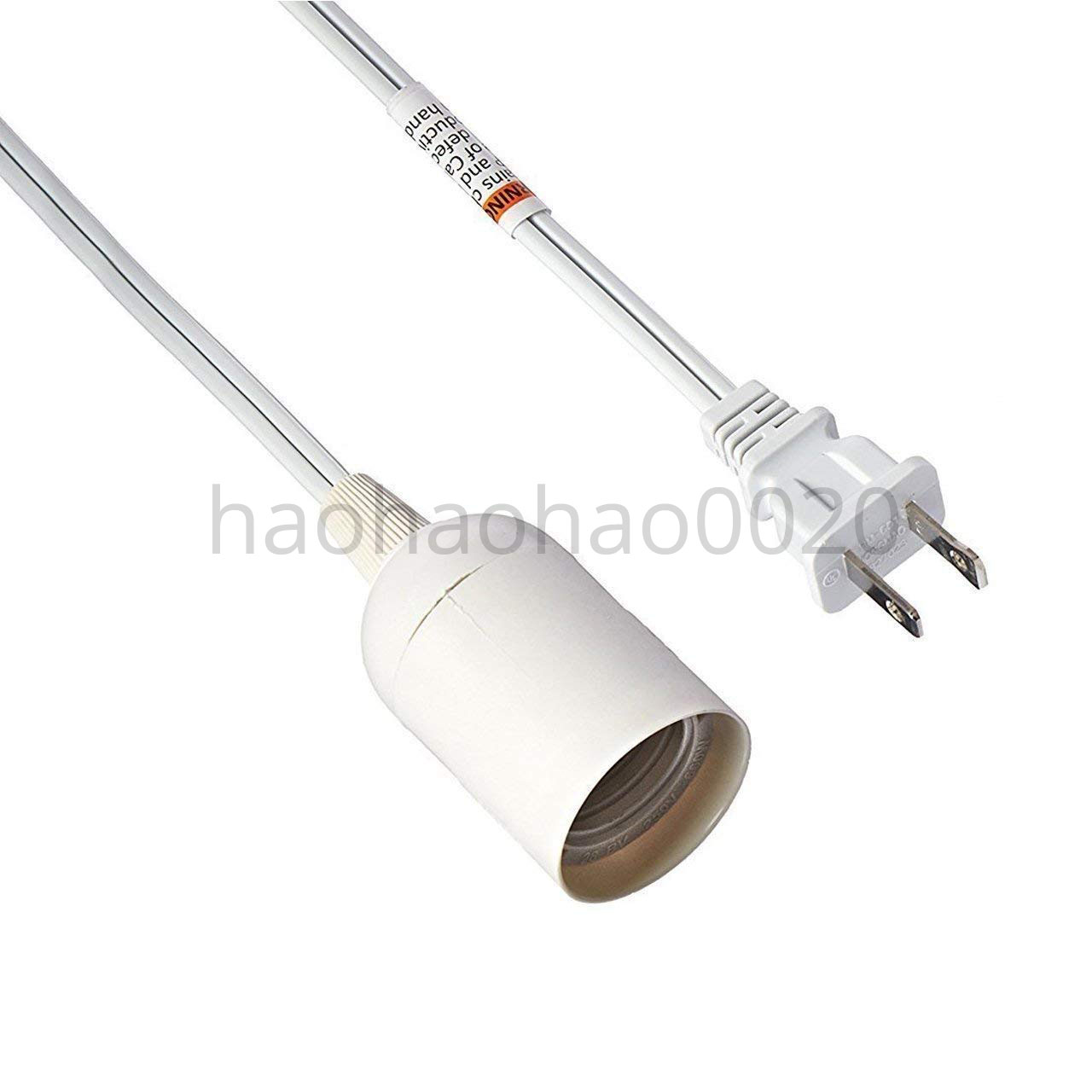 Đuôi đèn dây E27 có công tắc - Dây dài 1m8