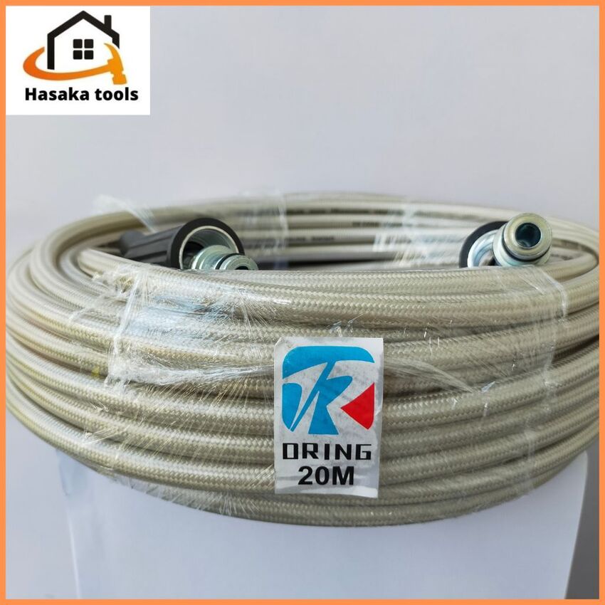 Dây máy rửa xe áp lực cao 20m Oring,ren 22mm