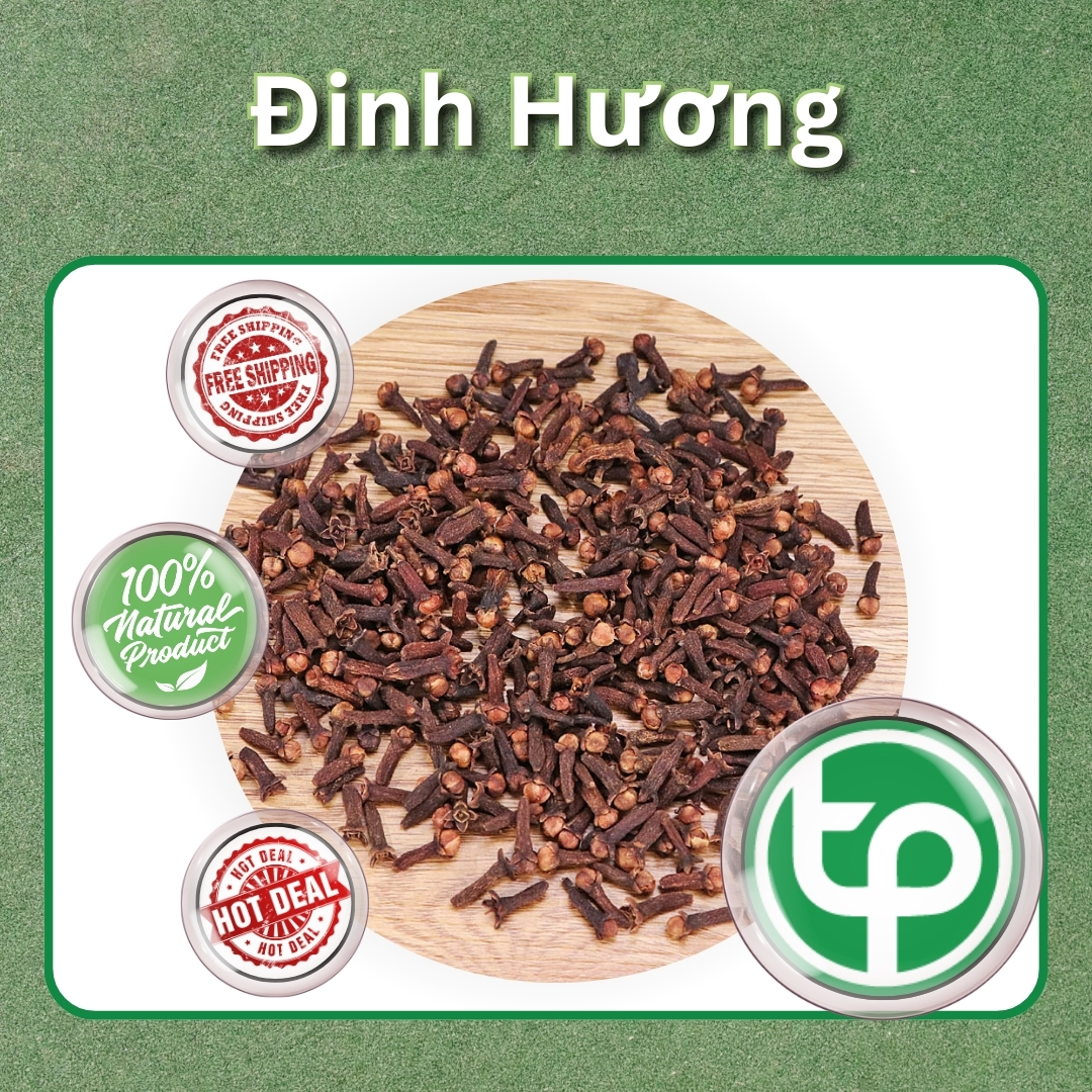 [Hàng công ty] Nụ hoa đinh hương khô 100g - Chất lượng cao - Chuyên dùng làm gia vị cho các món ăn
