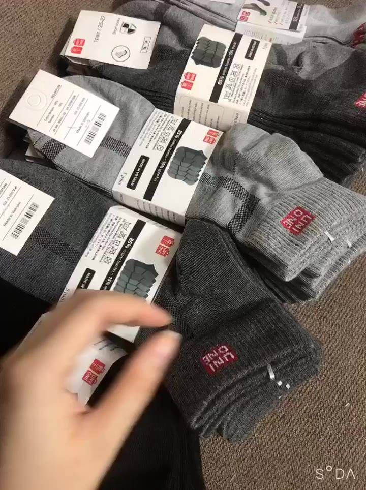 Tất khử mùi Uniqlo nam cao cấp