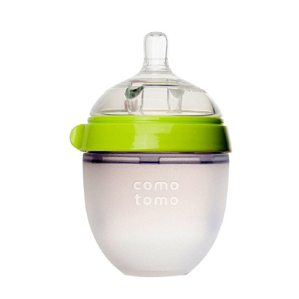 Bình sữa comotomo 250ml siêu mềm núm ty 2 tia