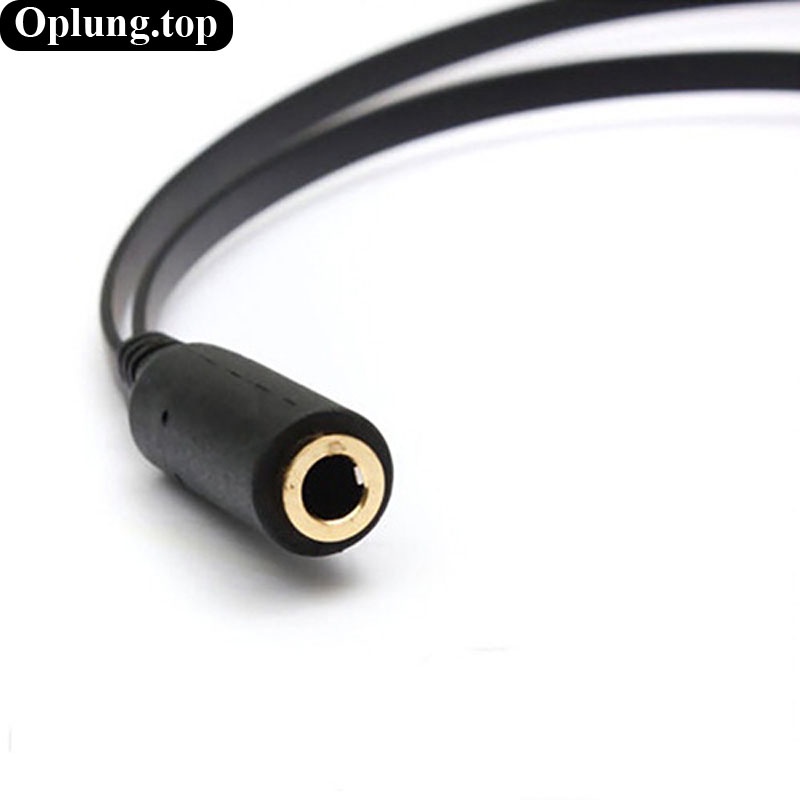 Cáp chia jack nối audio 3.5mm 1 jack cái ra 2 đực