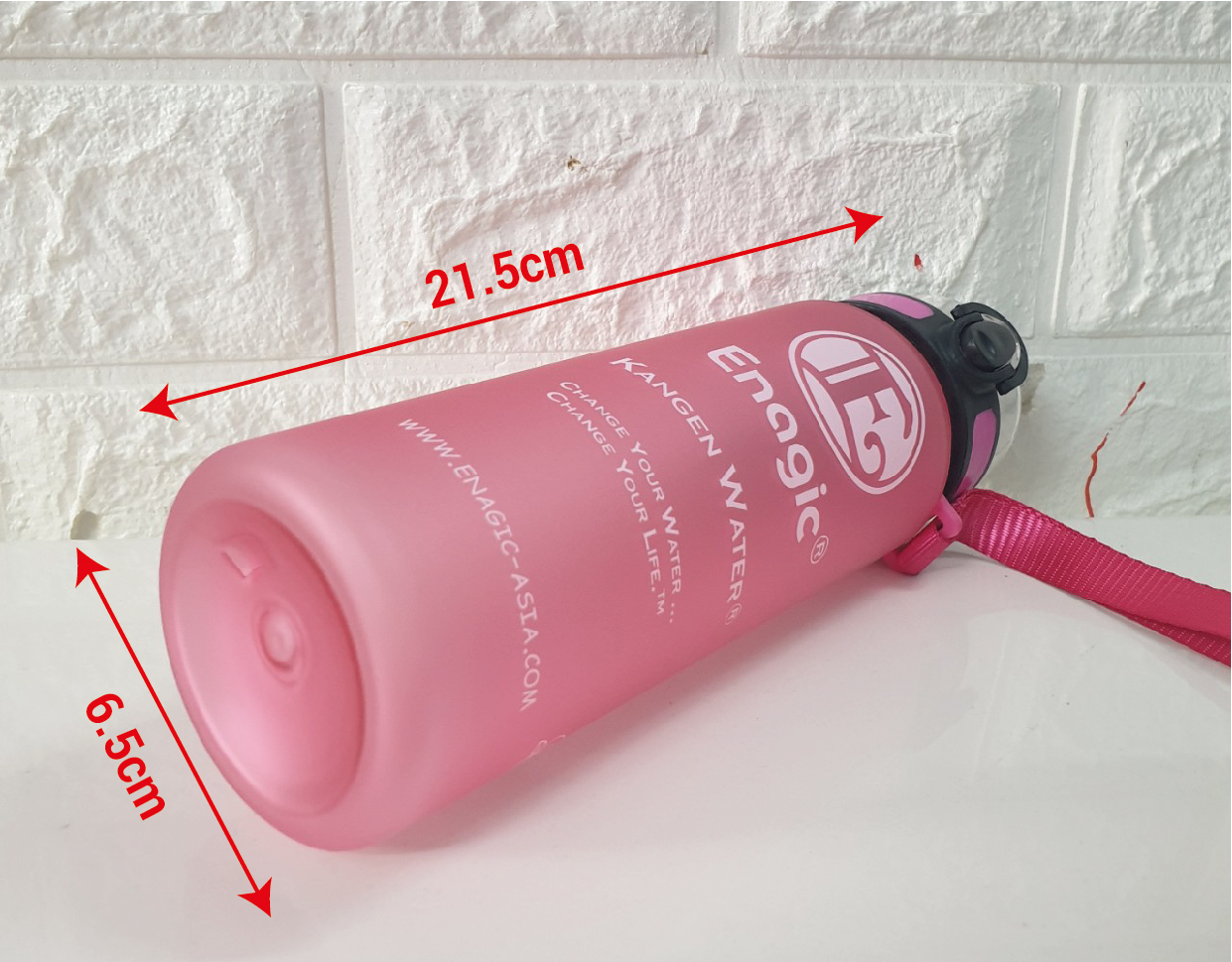 Bình Enagic 500ml Đựng Nước Ion kiềm Giữ Hydrogen (phù hợp với học sinh đi học)