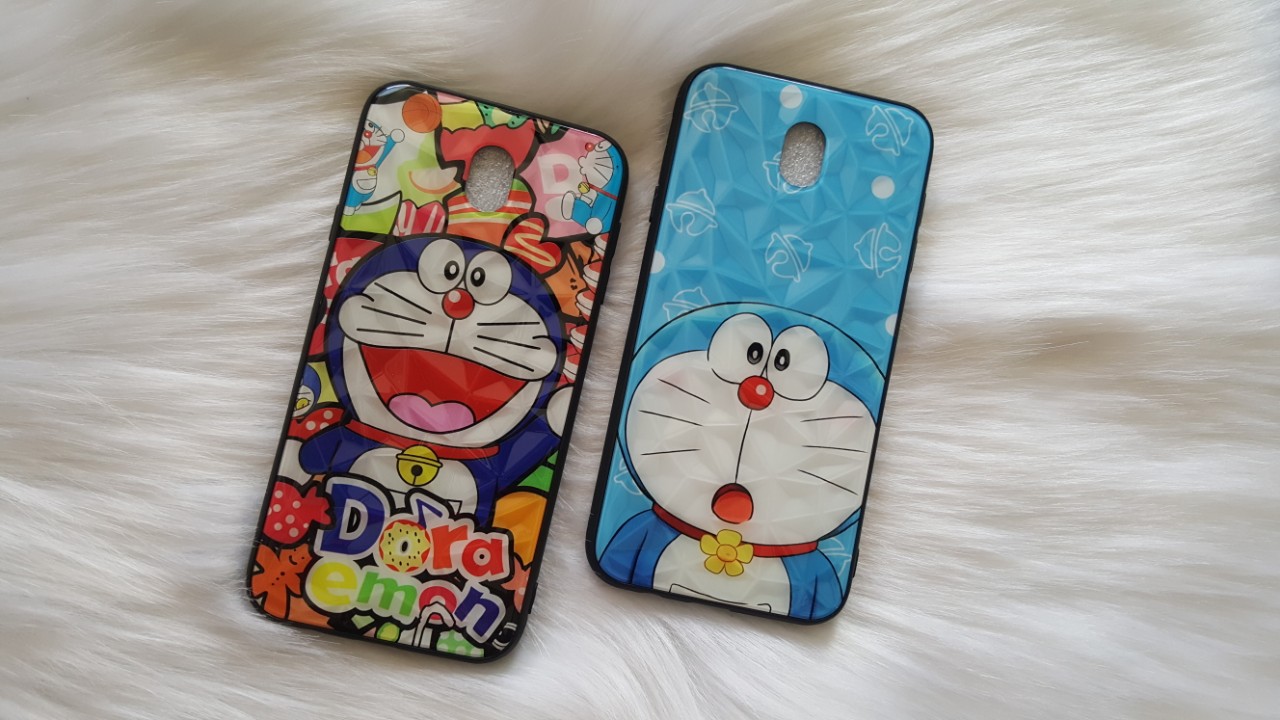 Ốp lưng Samsung J730/J7pro - ốp 3D kim cương Doraemon