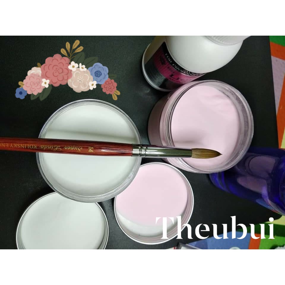 Bột clear , trắng đắp hoa làm móng 30g