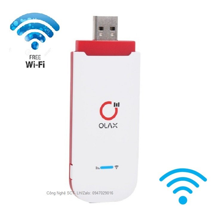 ( VUA GIÁ RẺ) USB Dcom 4G ZTE Olax U90 tốc độ 150Mbps phát wifi