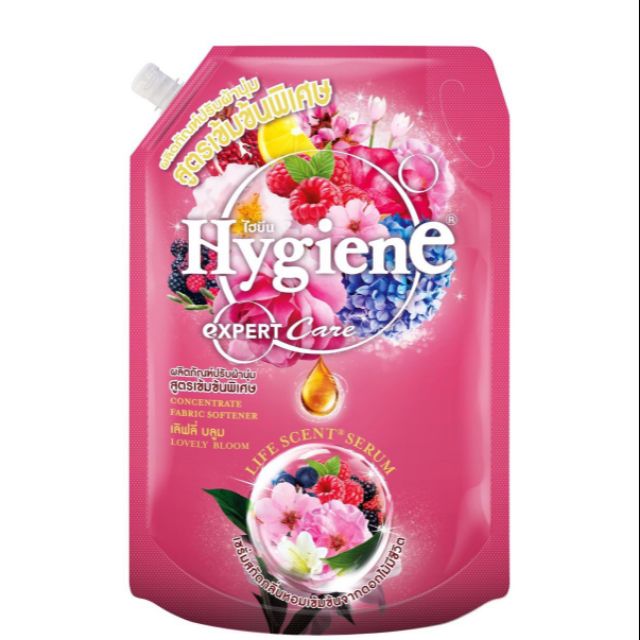 [HCM]NƯỚC XẢ VẢI ĐẬM ĐẶC HYGIENE 1300ML THÁI LAN [MÀU HỒNG ĐẬM]