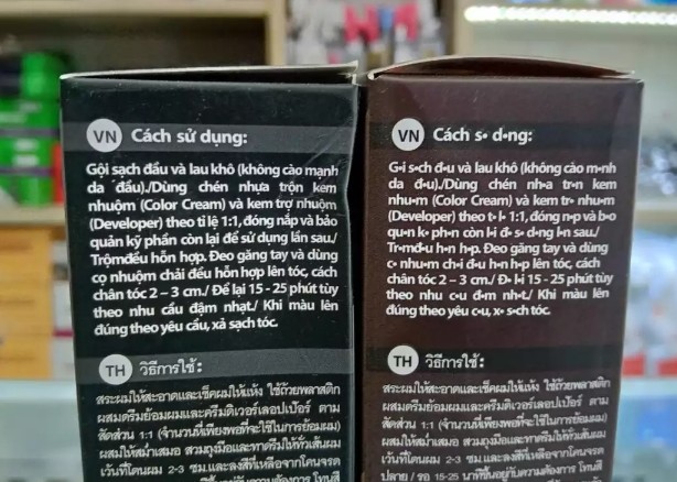 Thuốc Nhuộm Tóc FRENIA Thái Lan A1 màu đen