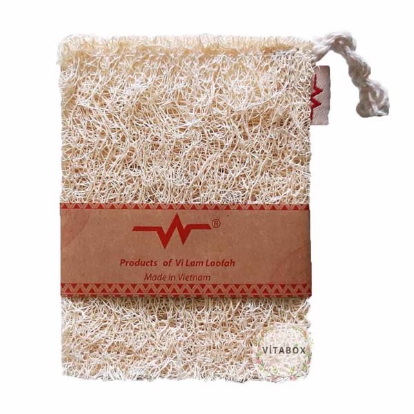 (VI LÂM) Set 2 Miếng rửa bát xơ mướp Sạch dầu mỡ, thân thiện với môi trường (Natural loofar dish clean) Koshka Home