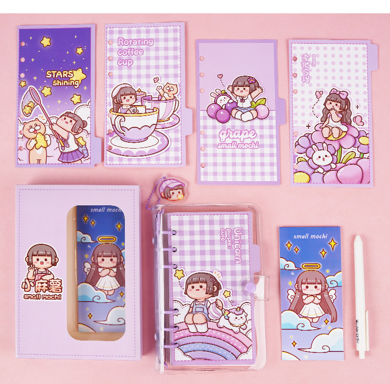 [DUGA] SET PLANNER SỔ CÒNG A5A6 SMALL MOCHI