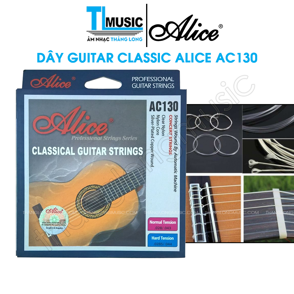Original Alice AC130-cheap set of 6 classic guitar strings-Thang Long music