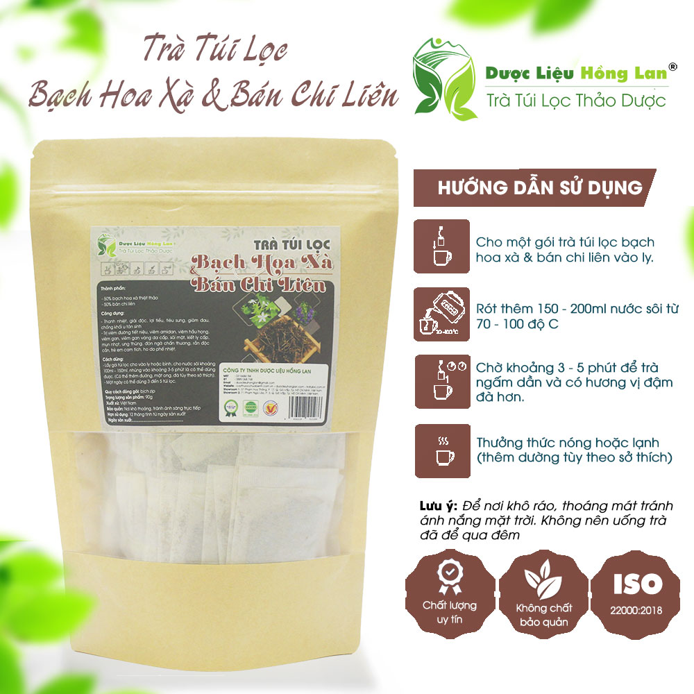 [FreeshipMAX] CÂY BẠCH HOA XÀ THIỆT THẢO khô sạch đóng gói 1kg - Công Ty Dược Liệu Hồng Lan