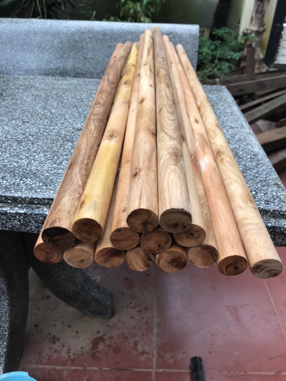 combo 2 thanh gỗ tròn 3cm X 100cm