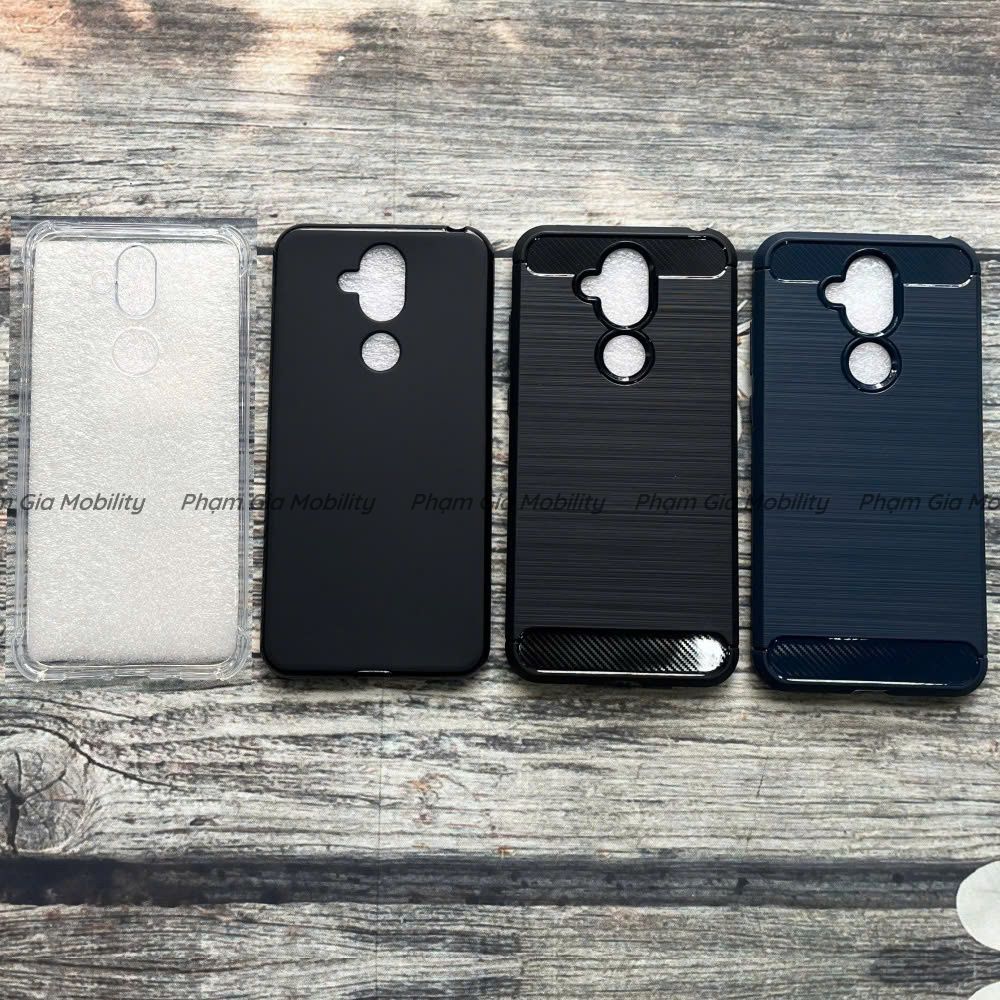 Ốp lưng nokia 8.1 (x7) các loại ốp dẻo đen, dẻo trong, nhôm xước cao cấp, bền đẹp