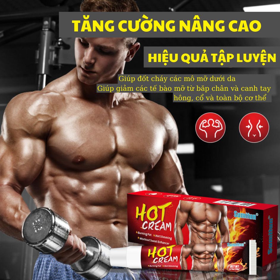 Kem tăng giảm mỡ tâng cơ 6 múi cho đàn ông chỉ sau một liệu trình ngắn