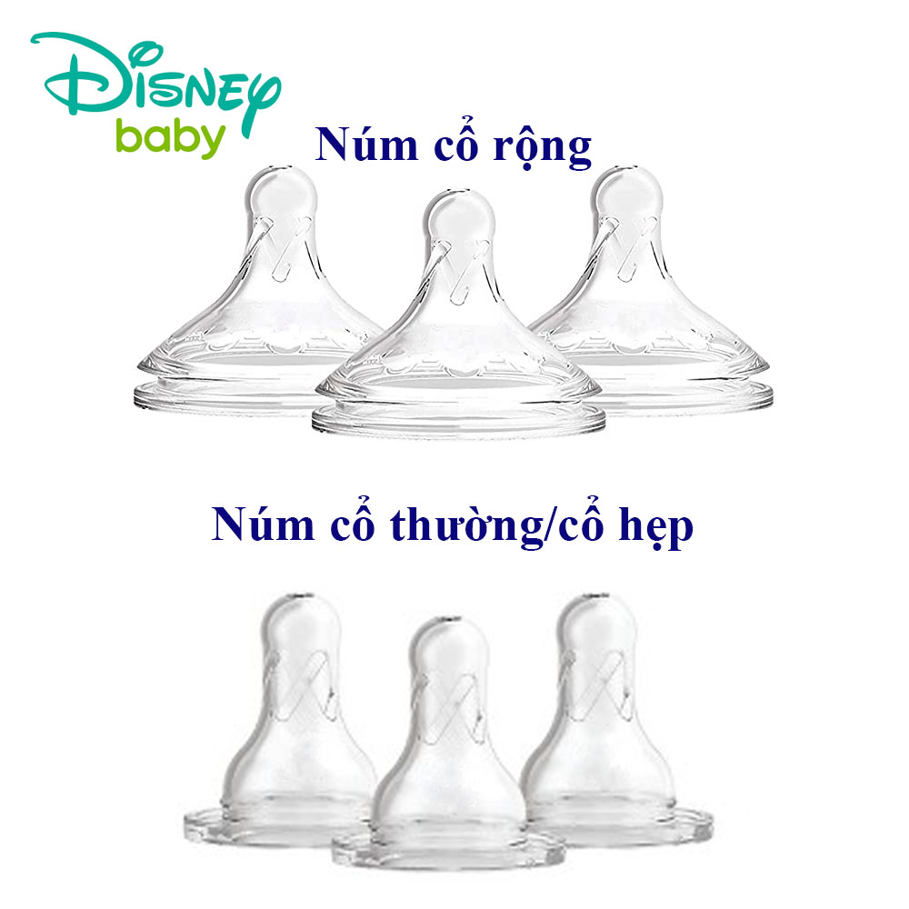 Núm ti Disney Thái Lan cổ rộng cổ thường cổ hẹp tiêu chuẩn  Núm ty bình