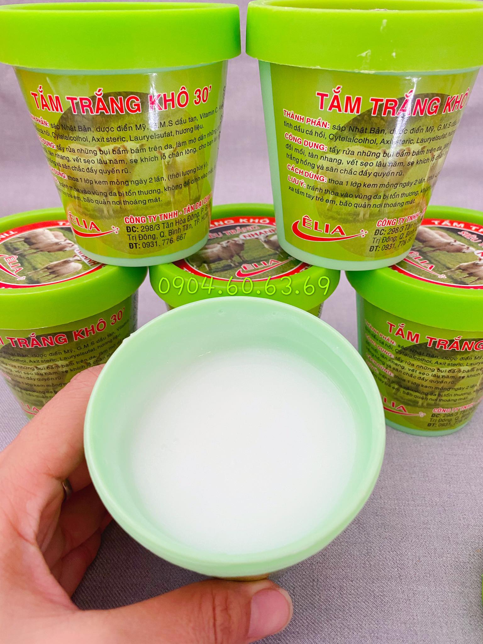 Tắm Trắng Khô NHAU THAI CỪU