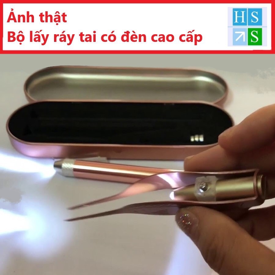 Bộ lấy ráy tai có đèn