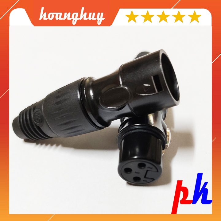 1 Cặp jack hàn Canon đực cái