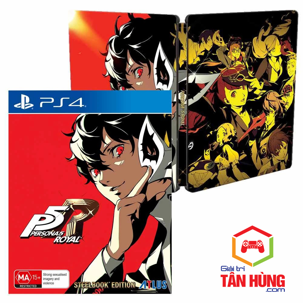 Đĩa Game Ps4 Persona 5 Royal Steeelbook Edition