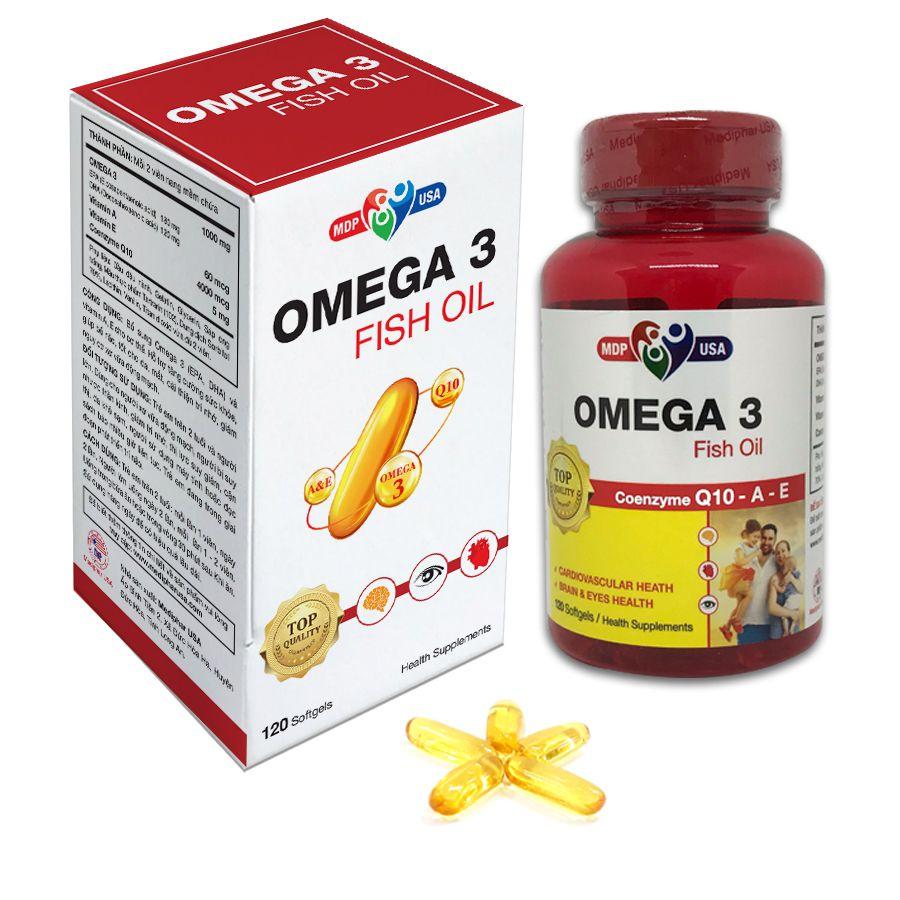 Thực phẩm chức năng Omega 3 Fish Oil - Bổ não, tốt cho da và mắt