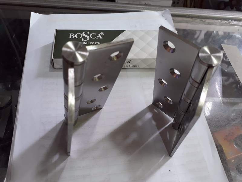 [HCM]BẢN LỀ CỬA INOX 304 125x75x3mm