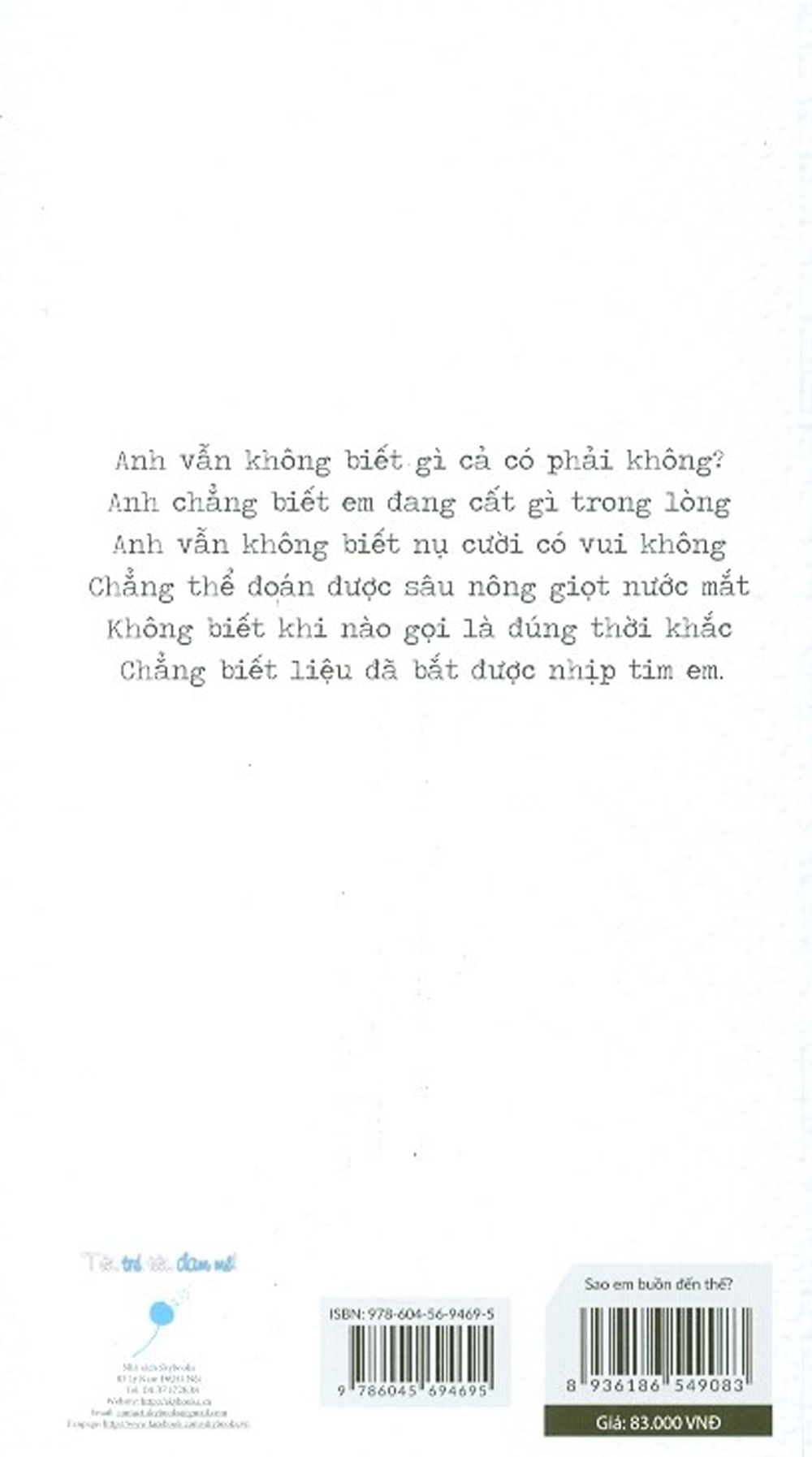 Sao Em Buồn Đến Thế