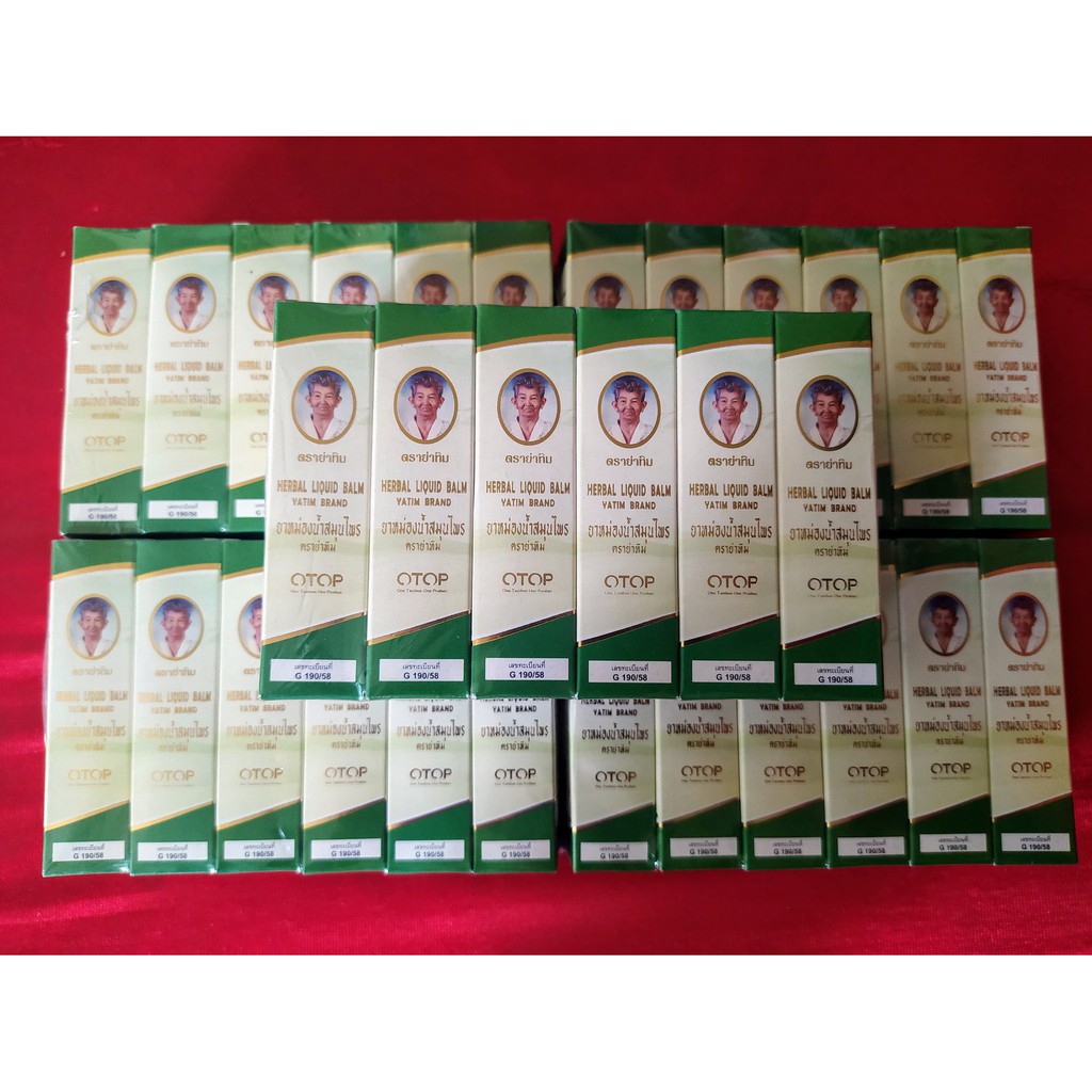 [COMBO 1 LỐ 12 LỌ] Dầu lăn 22 Vị Thảo Mộc thái  lan 8ml