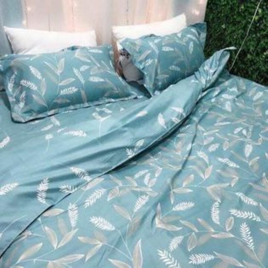2m Vải Poly Cotton Xanh Nhạt Lá