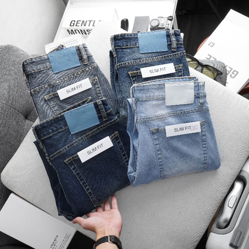 Quần Jean nam VNXK lẻ size sale - jean ôm co giãn