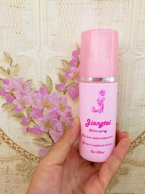 Xịt dưỡng tóc giả 100ml - màu hồng