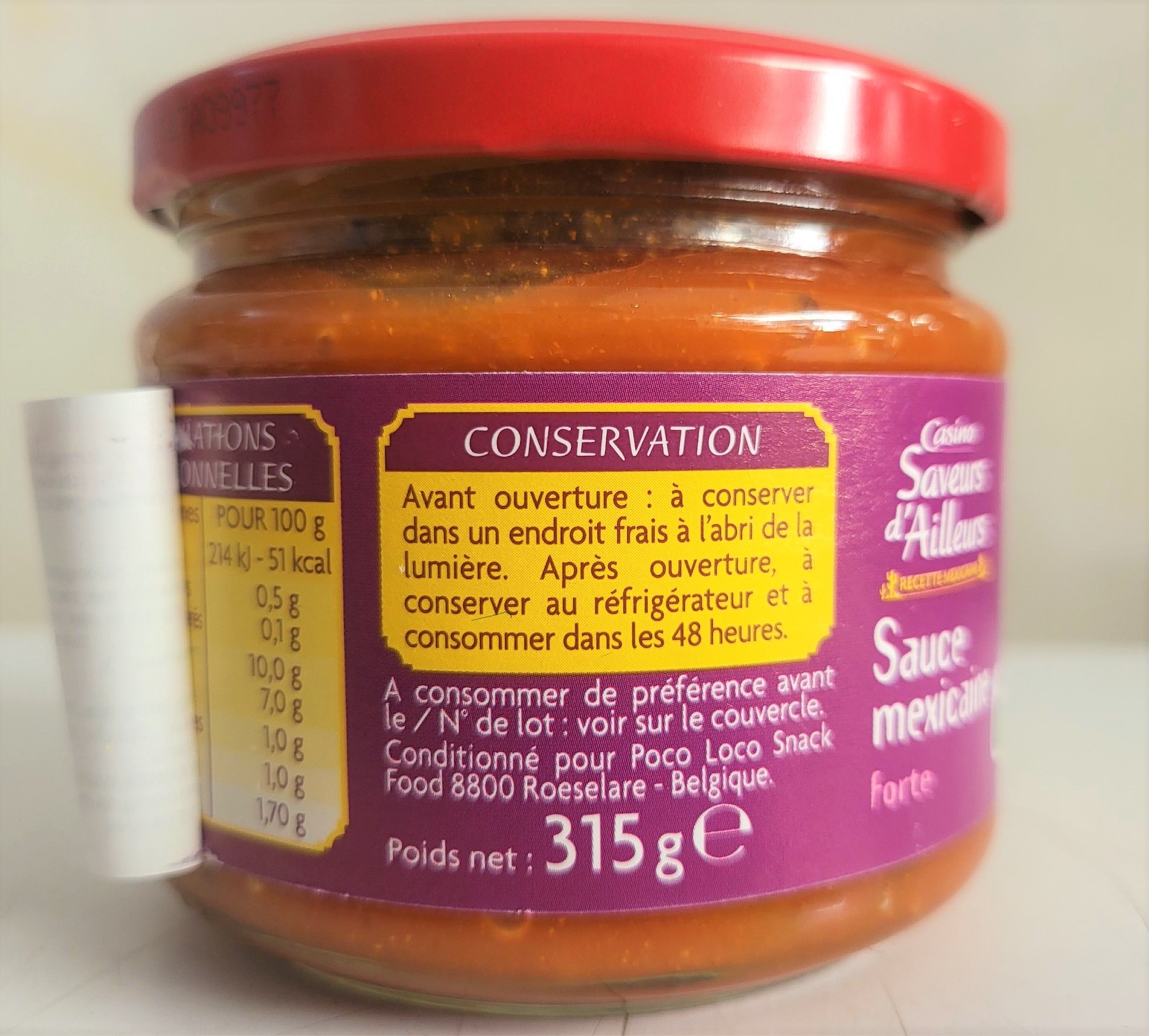 [Lọ 315g] XỐT CAY KIỂU MEXICO [Belgium] CSN Mexicaine Sauce