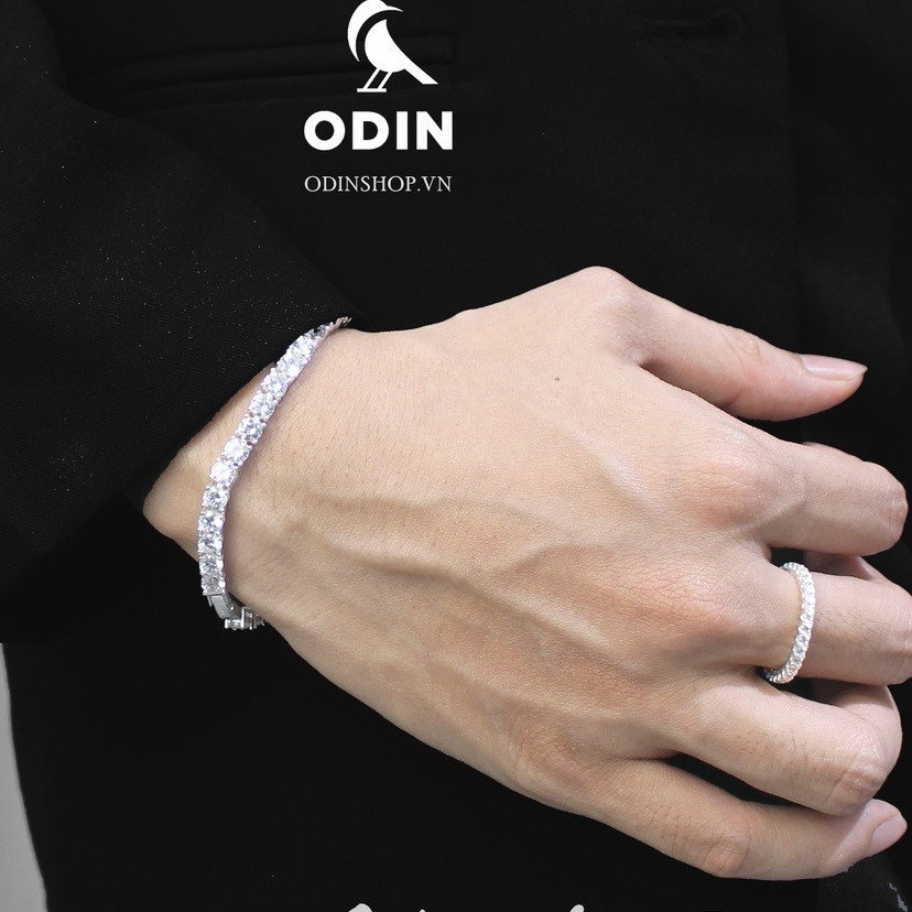 Nhẫn Tennis ODIN - Bạc S925 đính đá cz