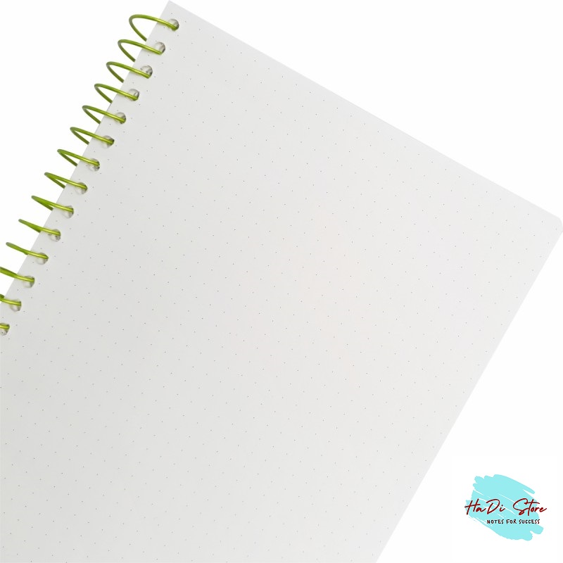 KLONG Sổ lò xo đơn DOT GRID A5 - 200trang (MS:968)