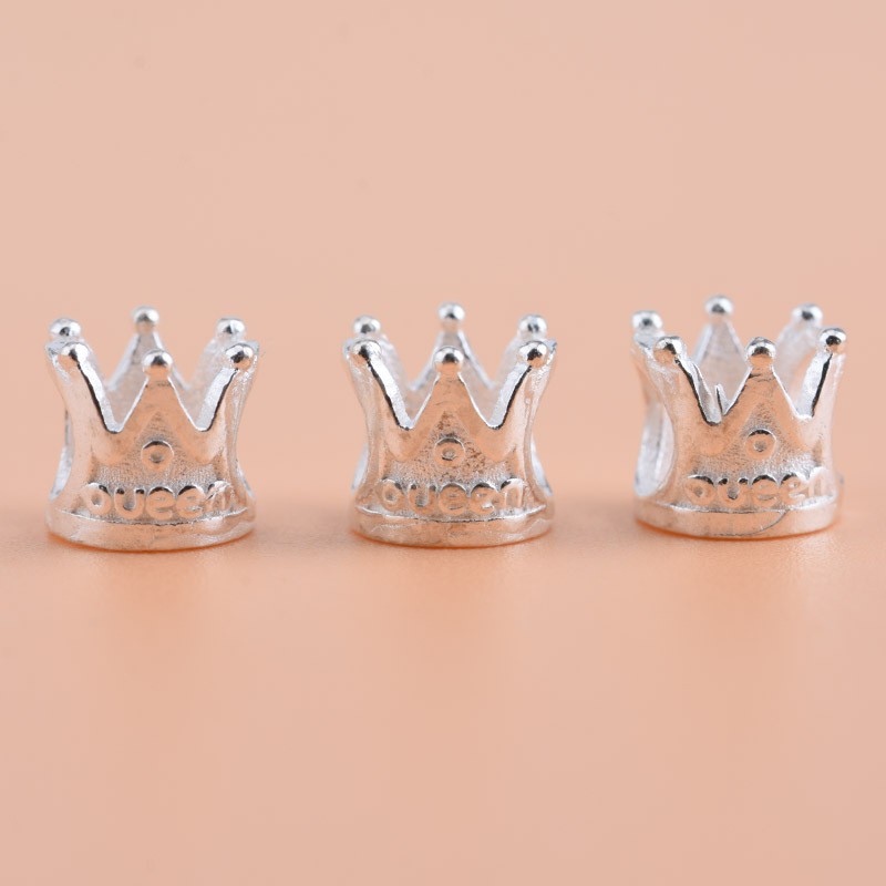 Charm nối vương miện queen ngang - charm bạc 925 - mã cb070