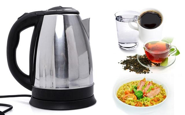 Ấm đun nước siêu tốc Electric Kettle 1.8L(Bạc)
