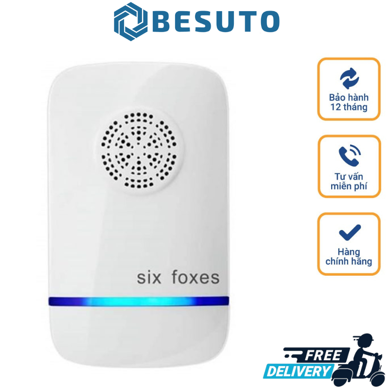 SIX FOXES Mosquito and Insect Repeller, Effective Mosquito Catcher, Safe for Children, Imported from Germany, 12 Month Warranty