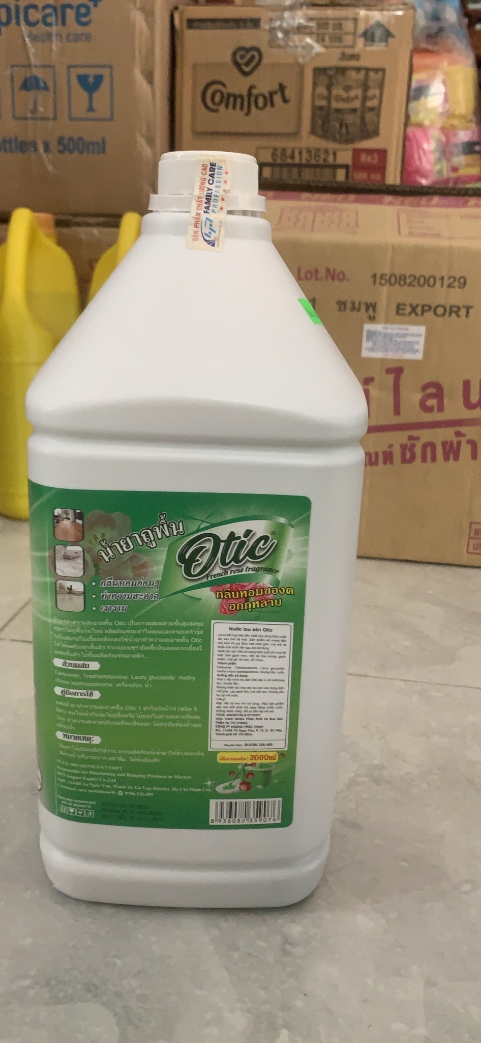 NƯỚC LAU SÀN OTIC 3.6 Lit THÁI LAN