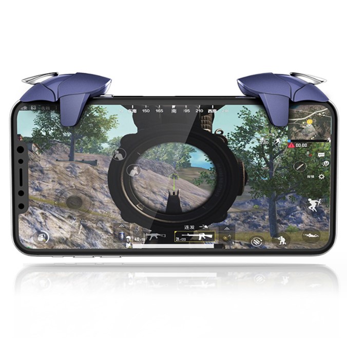 NÚT BẮN PUBG CH-5 BLUE SHARK CAO CẤP KIM LOẠI