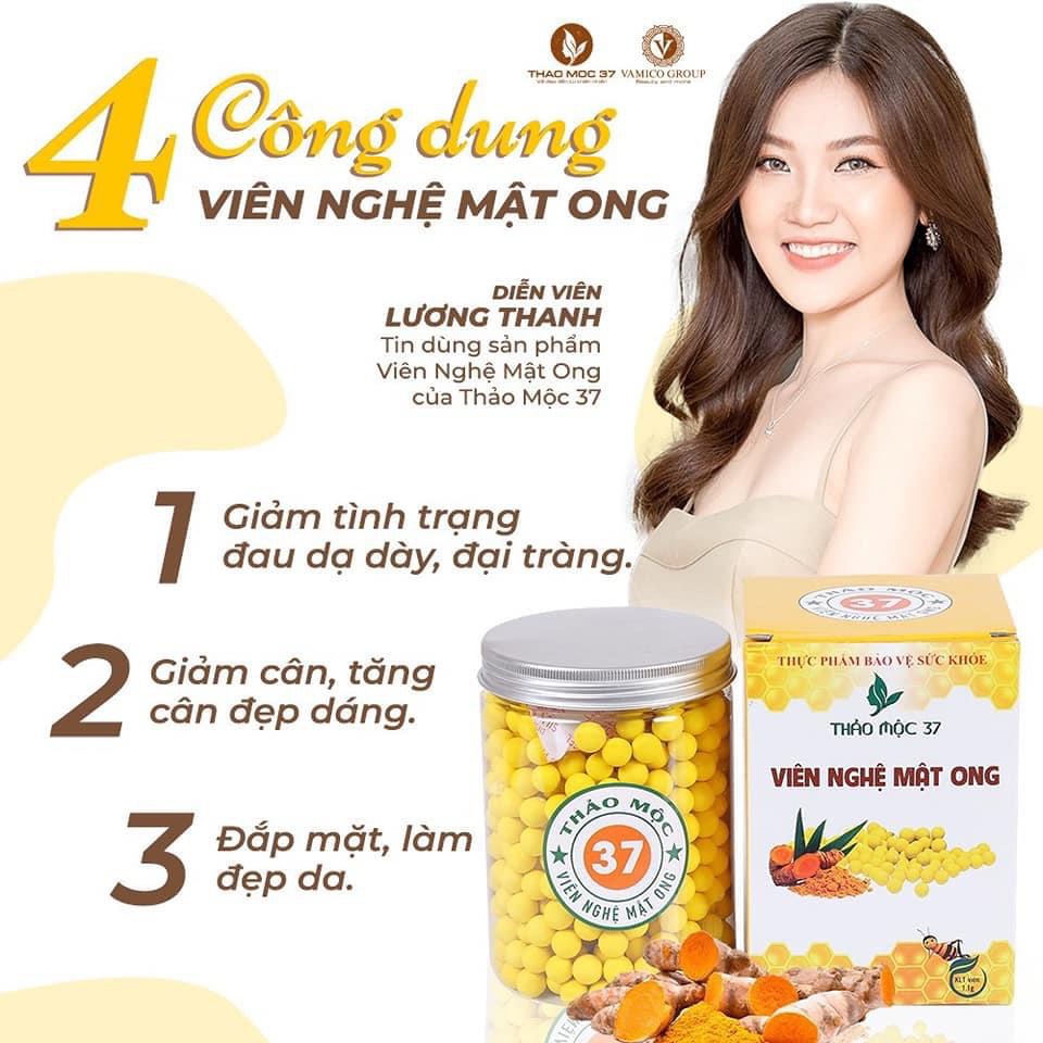 Viên Tnh Bột Nghệ Mật Ong Thảo Mộc 37