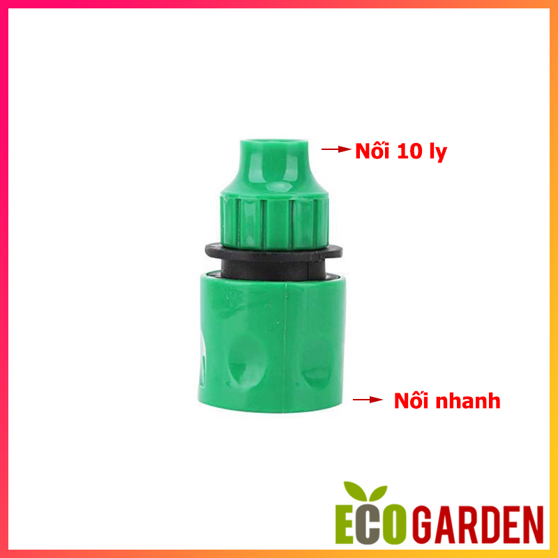 Đầu nối nhanh ống tưới nn-10 dùng nối khớp nối nhanh 16 mm ra ống 10 mm