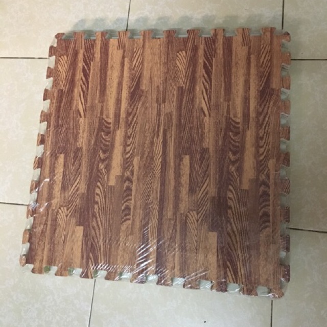 Thảm Xốp Vân Gỗ 60x60 Bịch 6 Miếng