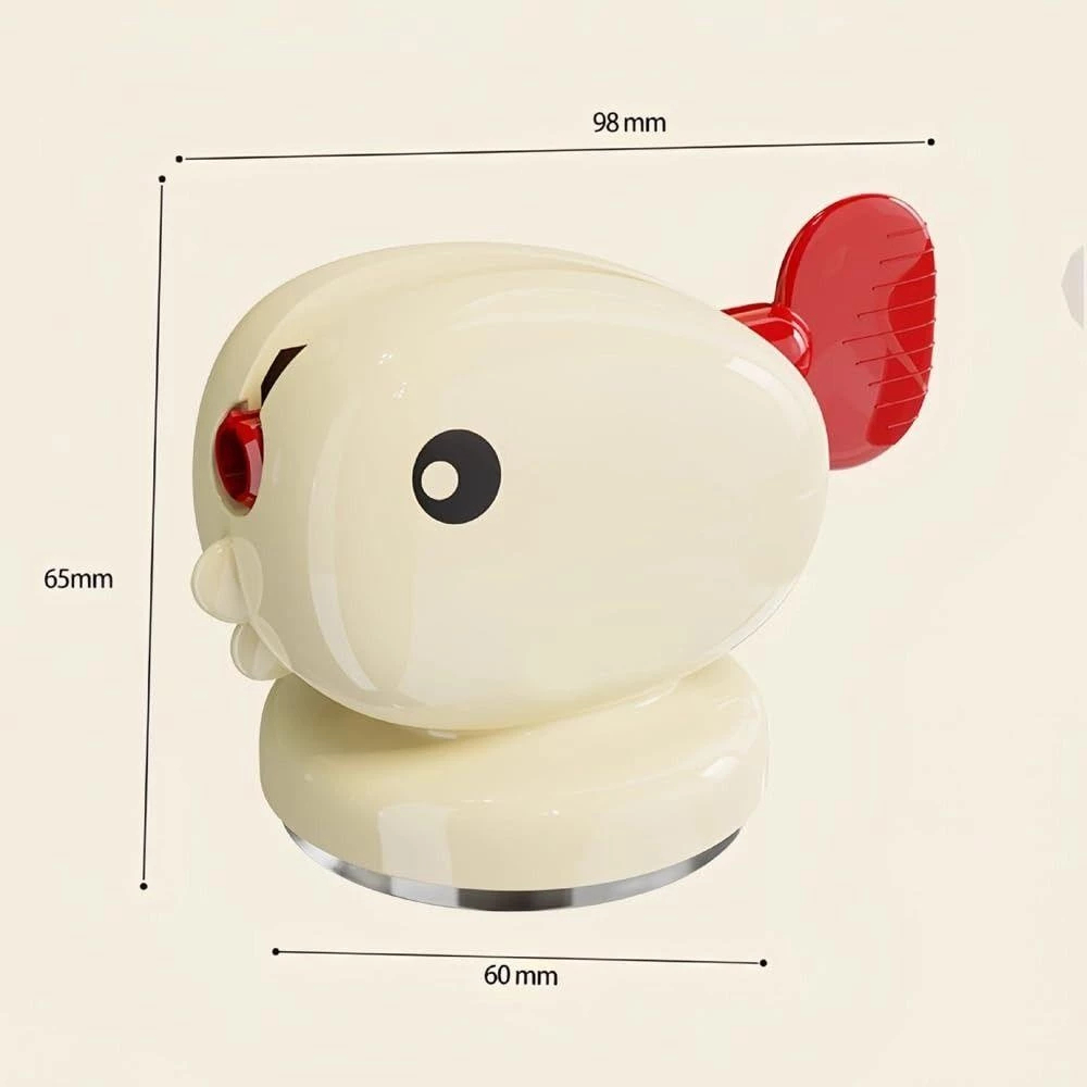 Dụng cụ nặn kem đánh răng, kẹp tuýp kem hình cá dễ thương – đế hút chân không, tiện lợi, tiết kiệm