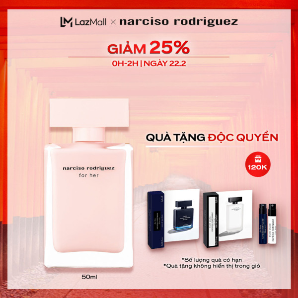 Nước hoa nữ Narciso Rodriguez For Her Eau De Parfum 50ml nhập khẩu